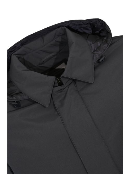 Parka lungo in 2 Layer Windstopper Blu Herno | PI001242U 128409201